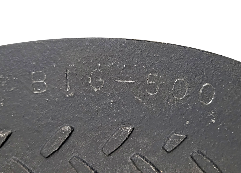 Model Number Etched into Top of the DI Lid