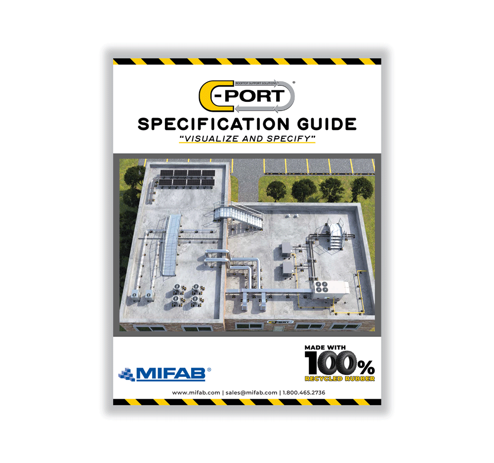 C-PORT Rooftop Pipe Supports (LIT-047TF)