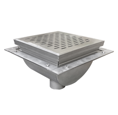 P4120-8D 12″ x 12″x 8″ Stainless Steel Fabricated Floor Sink