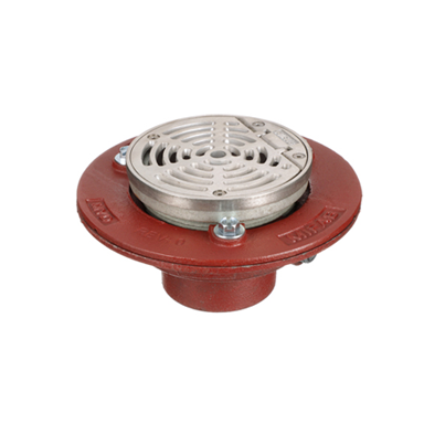 F1100-C-HG Floor Drain with Round Hinged Strainer