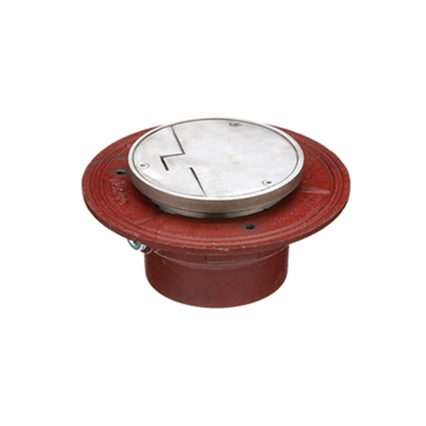 F1100-VD Floor Drain with Solid Hinged Round Cover