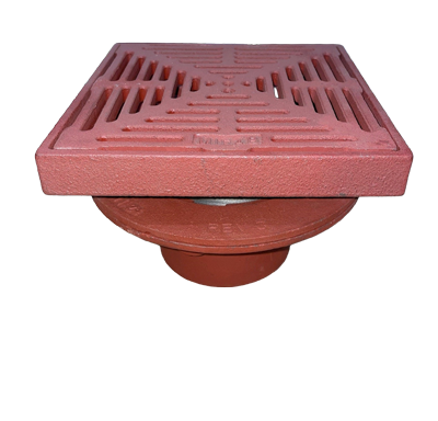 F1420-C Drain with 8″ Adjustable Tractor Grate