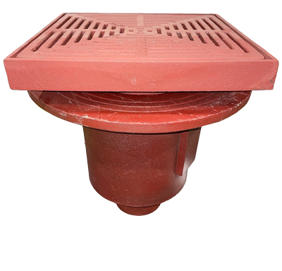 F1450 Drain with 12″ Adjustable Tractor Grate/Extra Deep Sump