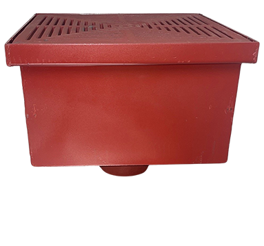 F1490(-FL) Drain with 16″ Heavy Duty Tractor Grate/Deep Sump