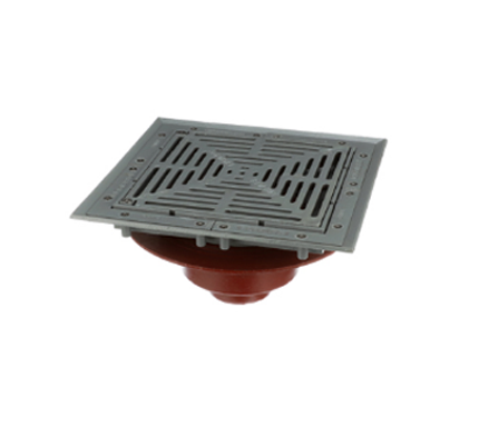 F1510 Drain with 12″ Heavy Duty Tractor Grate/Deep Sump