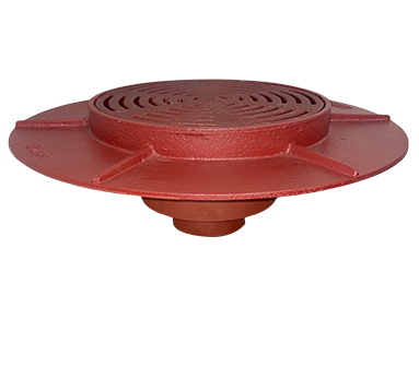 F1540 Drain with Heavy Duty Tractor Grate | Deep Sump and Heavy Duty Membrane Collar