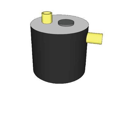 MI-NEUT-NT-2R Point of use Under Sink Acid Neutralization Tank