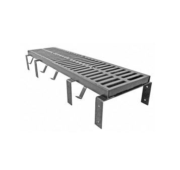 T1200-F 12″ x 24″ Trench Drain Grate with Optional Angle Frame