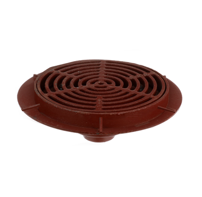 F1550 Drain with 15 3/4″ Heavy Duty Tractor Grate with Deep Sump and Heavy Duty Membrane Collar