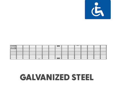 T100-PGC-13-GM Galvanized Steel Mesh Grate