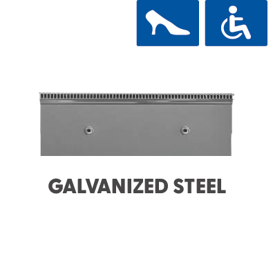 T200-PGC-13-SD Galvanized Steel Paverslot Grate