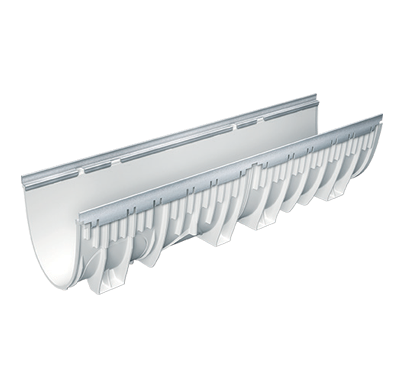 T2000-PB-3 8″ Glass Reinforced Plastic (GRP) Channel with Stainless Steel Edge Rail