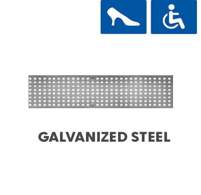 T100-PGC-13-FP Galvanized Perforated Grate