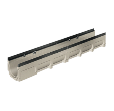 T1500-PB-4 4″ Internal Width Polymer Concrete Channel with Ductile Iron Rail