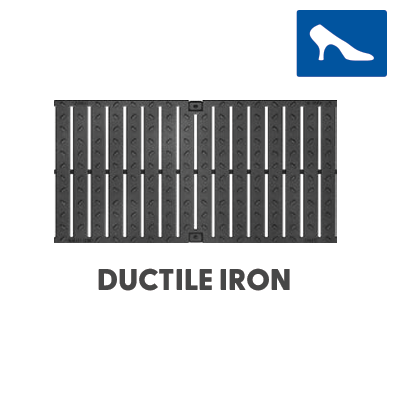 T300-PGC-4-HP Ductile Iron Heelproof Grate
