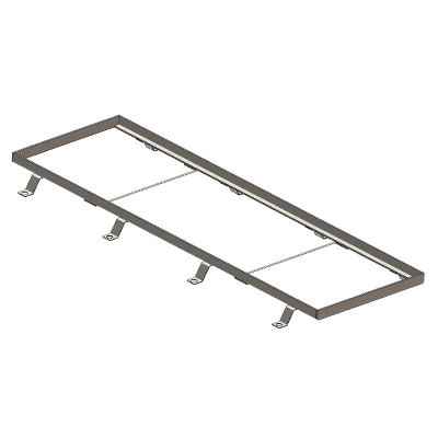 P6220 14” Wide, 12″ Internal Width, Stainless Steel Frame and Grate System