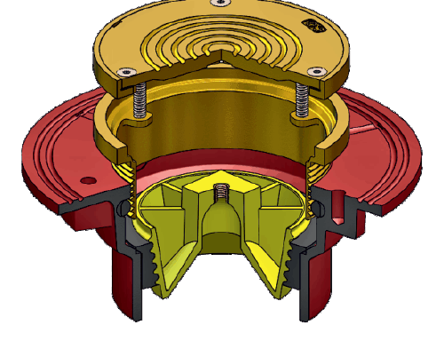 C1100-TOS Top Set® Double Adjustable Finished Floor Cleanout