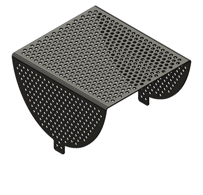T1800-PBDS Bottom Outlet Strainer for all T1800 Polymer Concrete Channels