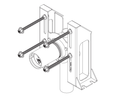 MC-23 Compact, Vertical Water Closet Carrier