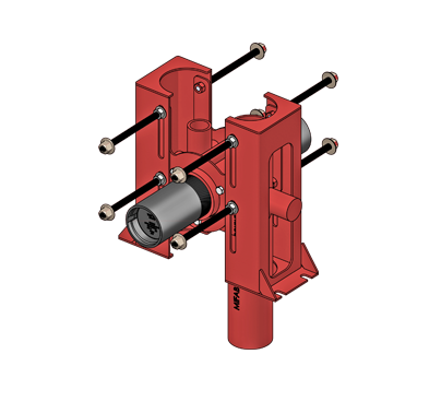 MC-23D Double Compact Vertical Carrier w/2″ NH Vents