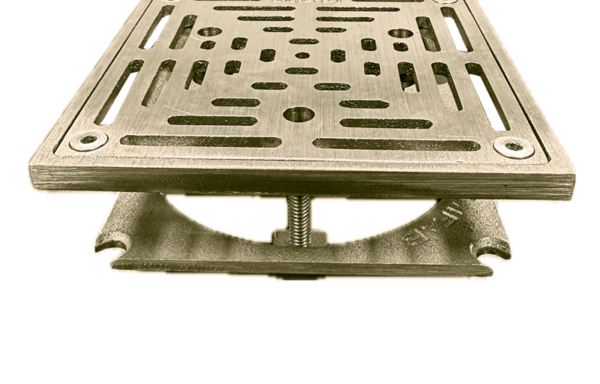 RTSS Top Set® Retrofit Square Grate and Frame Universal Replacement Assembly