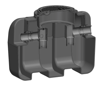 BIG-140-S BIG MAX HDPE Solids Interceptors