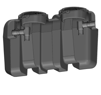BIG-300-S BIG MAX HDPE Solids Interceptors