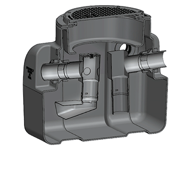 BIG-500-O Big Max 50 GPM HDPE Oil Interceptor