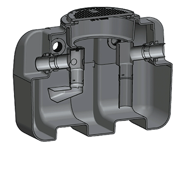 BIG-750-O Big Max 75 GPM HDPE Oil Interceptor