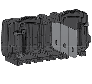 SUPER-750-99 SUPERMAX Hydromechanical Grease Interceptor (Miami-Dade DERM approved as a single unit with 99% efficiency)