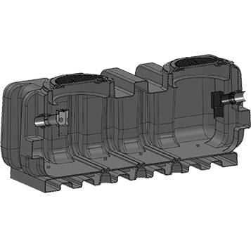 SUPER-500-S SUPERMAX® – Solids Interceptor With 500 Gallons Liquid Holding Capacity