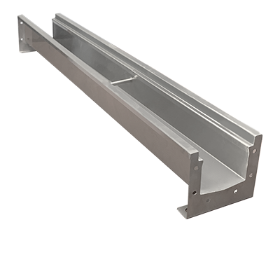 P6060 – 6″ Wide, 4″ Internal Width, Stainless Steel Channel and Grate System
