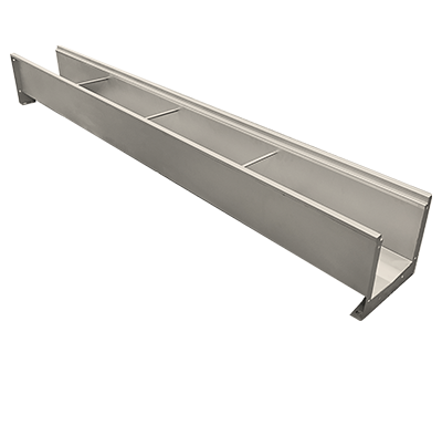 P6080 – 10″ Wide, 8″ Internal Width, Stainless Steel Channel and Grate System