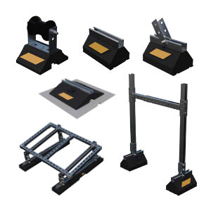 C-Port Rooftop Pipe Supports
