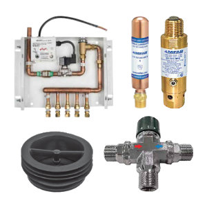 Trap Seal Primers and Water Hammer Arrestors